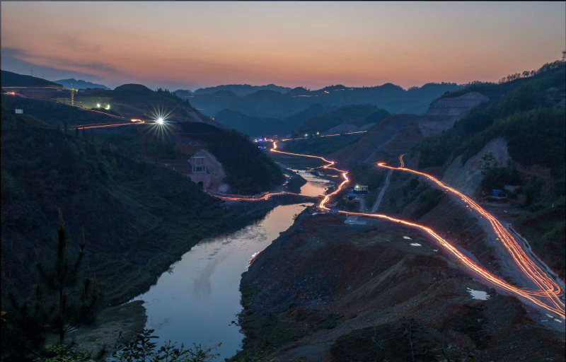 2018年3月29日黃家灣水利樞紐工程夜景，攝影 楊良強 (1)_好圖看看.jpg